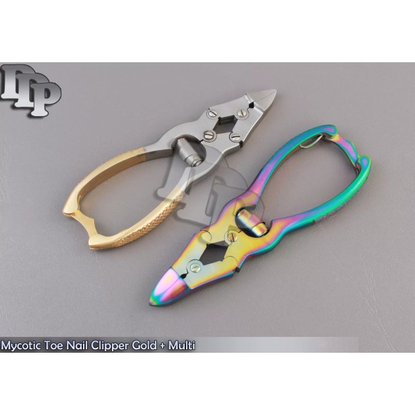 DDP Mycotic Toe Nail Clipper Gold + Multi Surgical Instruments