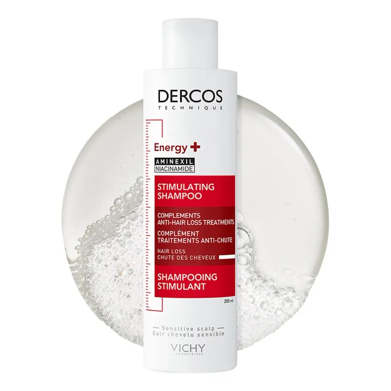 Vichy Dercos Shampoo Anticaída Energy Reduce Caída Cabello Todo Tipo