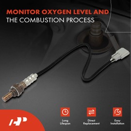 A-Premium 2-PC Set O2 Oxygen Sensor Compatible with Nissan Sentra 2013-2017, Titan 2017-2019, Titan XD 2016-2019, Armada, NV2500, NV3500 & Infiniti QX80, Upstream and Downstream