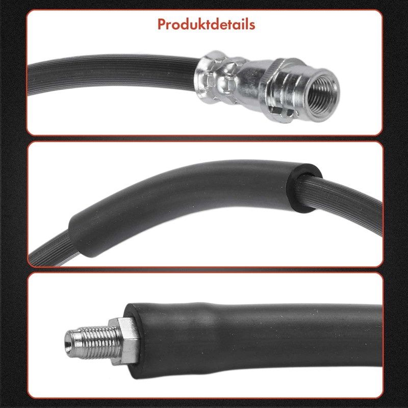 Frankberg 2x Front Brake Hose Compatible with CLS C219 CLS280