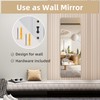 Hasipu Door Mirror Full Length, 47"x 16" Full Body Over