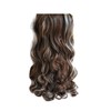 Clip in Hair Extensions - Medium Brown/Blonde Mix - Curly