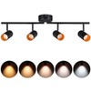 LEONLITE 36W 5CCT LED Track Lighting Fixtures Ceiling Dimmable, 4