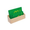 Adena Montessori Sandpaper Double Letters, Cursive, with Box