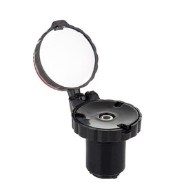 Bicycle Handlebar Plug Lamp Rearview Mirror Adjustable Bicycle Handlebar Mirror Bike Rearview Light with Mirror Cycle Accessory