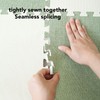 Cotton Linen Interlocking Mat Thicken Soundproofing Cuttable Patchwork Puzzle Foam