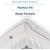Tempur-Pedic Protect Waterproof Mattress Protector, Queen, White (Packaging May Vary)