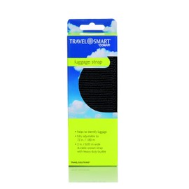 Travel Smart by Conair Luggage Strap Suitcase Belt Travel Accessories, Black