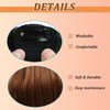 ROURUNFASI Clip on French Bangs-100% Real Human Hair Clip in