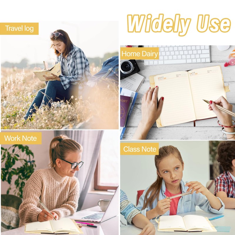 A5 Diary with Code Girls, Diary for Adults with Lock,
