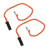 2pcs Kayak Paddle Leashes Stretchable Safety Canoe Paddle Leash Kayak