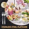 Bokon 120 Pieces Dinner Forks Bulk Set 6.9 Inches Stainless