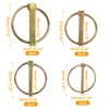 Kyuionty 12 Pcs 4 Sizes Lynch Pin Assortment Kit, 3/8"