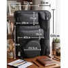 MEIJMJIA YMTECH Canvas Artist Portfolio Case Carry Backpack Edge for