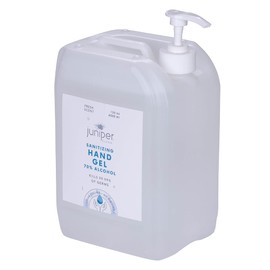 Juniper CLEAN Hand Sanitizer Gel with 70% Alcohol 1.06 Gallon with Pump
