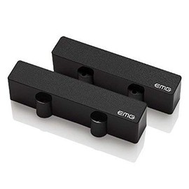 EMG J Active Bass Guitar Pickup Set, Black