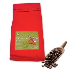 Intense Vietnamese Coffee Beans - Dark Roast, 500g | 100% Robusta for Rich, Strong Taste, Bold Flavour | Perfect for Custom Grind | Ideal for Cà Phê Đen Đá or Iced Coffee