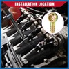 A ABSOPRO Banjo Bolt Hose Barb Fitting/Inner Brake Fuel Line
