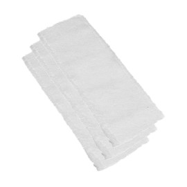 VIOVIE Micro Microfibre Mop Cover Pack of 3 White for Floor Mops, Replacement Mop 50 cm Microfibre Thorough Cleaning Home, Office in Professional Quality for Tiles, Sensitive Floors, Parquet Natural