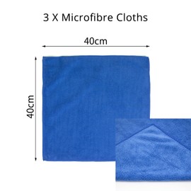 TaylorHe 11 pcs Car Washing Kit with Car Wash Mitt Lint Free Car Cleaning Cloths (2 x Mitts + 3 x Microfibre Car Cloth + 3 x Fluffy Cloth + 3 x Waffle Cloth) Car Cleaning Set