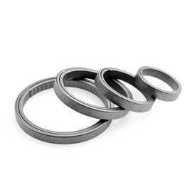 MecArmy Titanium 3pcs/4pcs/7pcs/18pcs Key Rings Keychain Large Small Split Rings (CH1-4 pcs)