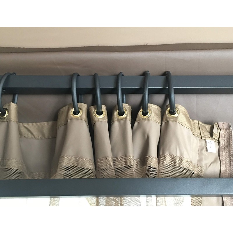 APEX GARDEN 10' x 10' Gazebo Replacement Mosquito Netting (Tan)