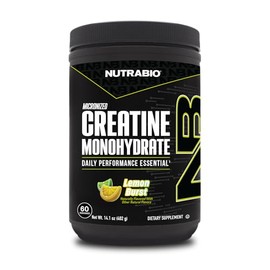 NutraBio- “Suplemento en Polvo de Monohidrato de Creatina Pura, Citrus Rush, (300 g) Apoya la Energía Muscular a Granel, R