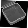 Gatuida Clear Craft Storage Container With Adjustable Dividers For Beads