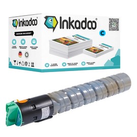 Inkadoo Toner Compatible with Ricoh 841505 / Type Cyan MP C 2551 HE MP C 2051 MP C 2551 Infotec - MP C 2051 Ricoh - Aficio MP C 2551 AD Approx. 9,500 Pages Toner Cartridges, Printer Toner