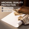 100 Sheets Acid-Free Tissue Paper, 20x13.7in White Archival Tissue Paper