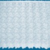 Autumn Trailing Leaf Pattern Net Curtains In White - Sold