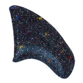 Purrdy Paws 100-Pack Soft Nail Caps for Cat Claws Black Holographic Glitter (Small)