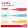 Corsodyl Interdental Brushes Red, Size 2 0.5mm, Dental Brushes, Helps
