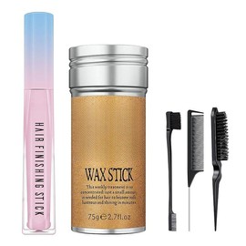 Hair Wax Stick Set includes 3 Pcs for Edge Control Styling Stick for Baby Hair and Wigs and Frizz-Fixing for a Slick Finish Perfect for all hair types - Size: 0.63 Ounce (Pack of 5)