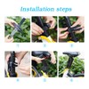 Surplex Secure Folding Lock with Holder Bicycle Lock Key Long,