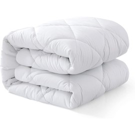 AmigoZone Quilted Fitted Mattress Protector Pad Deep Pocket - Elastic Fitted Fluffy Mattress Protector- Extra Deep Packet (Twin, White)