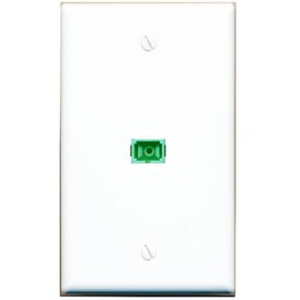 RiteAV 1 Port Fiber SC APC Simplex Wall Plate OVERSIZED Jumbo MIDI