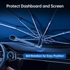 Windshield Sun Shade Umbrella for Volkswagen Tiguan 2018-2025, 360 Rotation