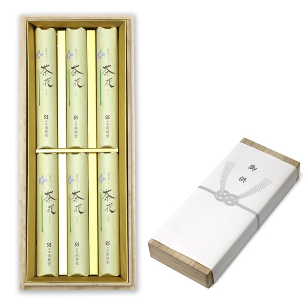 Memorial Service, Obon Festival, Never be rude no matter what time you send it, you can give it as it is [your companion] is printed with a noshi, sandalwood and floral scent, paulownia box, tea flower, gift ceremony, memorial service, Obon Festival, Smo