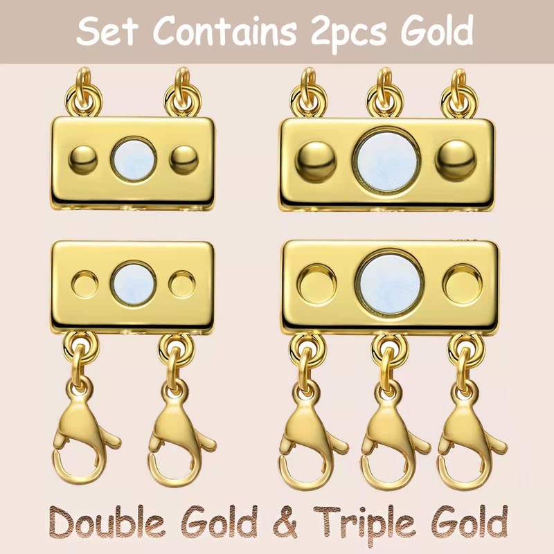 OHINGLT - Cierre magnético para collar con cierre deslizante y