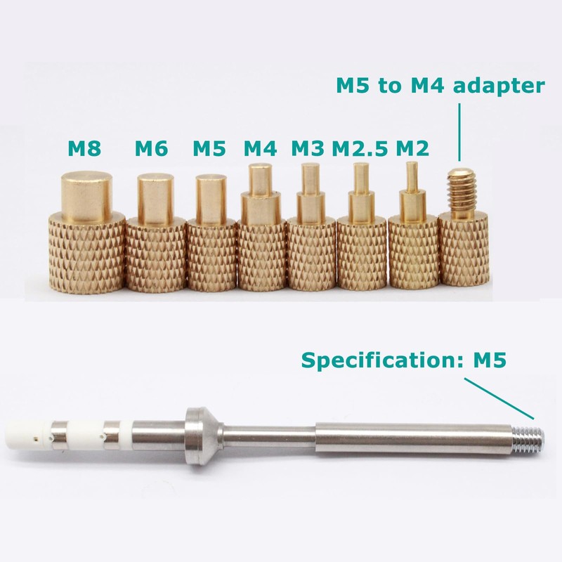 Heat Set Insert Tool,Soldering Iron Tips Come with Thread inserts