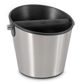 CAFEMASY Espresso Knock Box Barista-Tools - Mini Size Stainless Steel Coffee Puck Disposal Knock Box Espresso Machine Accessories Knock Out Box Container Dump Bin