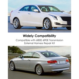 External Harness Repair Kit Compatible with Chevy GMC 6L80E 6L90E Transmission, 6R60 6R80 6R75 Automatic Transmission TCM T43 Wiring Connector, Pigtail Harness Replace 1292813 350-0168