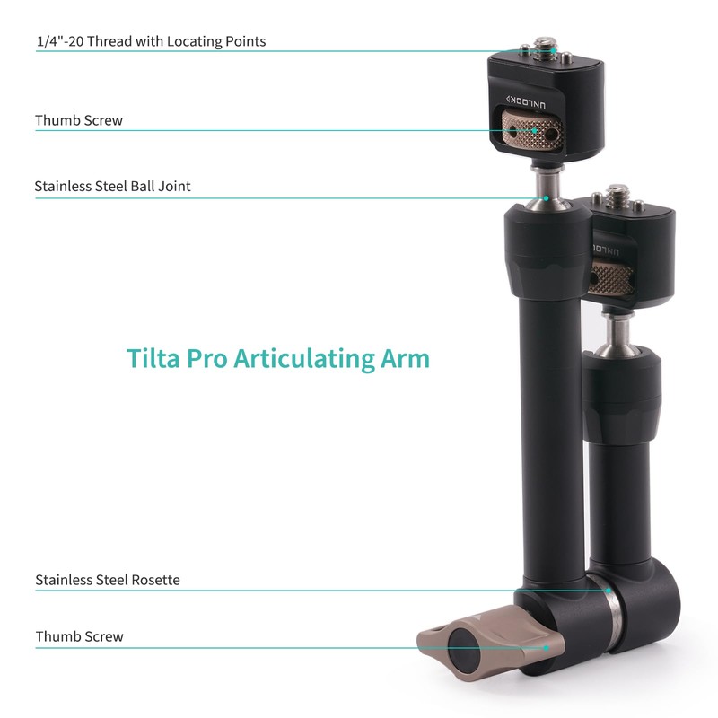 Tilta 10 Inch Pro Articulated Arm with Strong Payload and