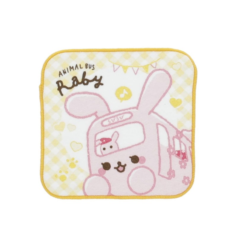 Marushin 1985000100 Mini Towels, Set of 5, Yukinamiharai Bus, Character,