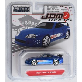 Jada JDM Tuners 1:64 Scale, Blue 1995 Toyota Supra