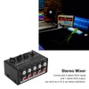 4 Channel Mini Mixer, Passive Mini Sound Mixer, Mini Stereo