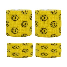 Self Adhesive Bandage Wraps,Self Sticking Bandage Wrap Finger Tape,Elastic BandageWraps,Include 2 PCS Self Adhesive Bandage Wrap 2 Inch and 2 PCS Wrap 1 Inch Self Adhesive