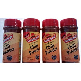 Gebhardt Chili Powder, 3 Oz ((85 G) - 4 Bottles