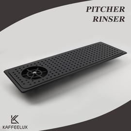 Pitcher Washer, Espresso Washer, Drainage And Drip Tray Stainless Steel Bar Glass Washer Is The Sink, And The Cup Spray Washer Is The Home Kitchen Hotel Cafe Restaurant (KF28-Black)